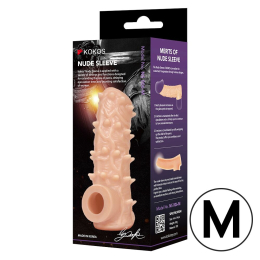 Насадка на член Kokos Nude Sleeve NS 006 M - - фото №3