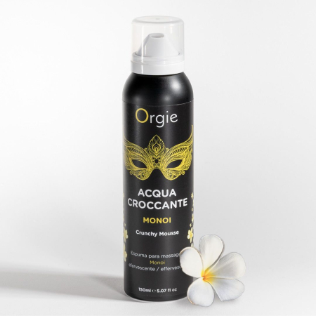 Масажна пінка Orgie – Acqua Croccante Monoi (150 мл), ефект бульбашок, що лопаються - фото №4