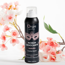 Масажна пінка Orgie – Acqua Croccante Sakura (150 мл), ефект бульбашок, що лопаються - - фото №4