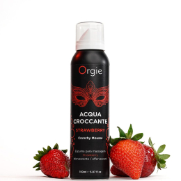Масажна пінка Orgie – Acqua Croccante Strawberry (150 мл), ефект бульбашок, що лопаються - - фото №4