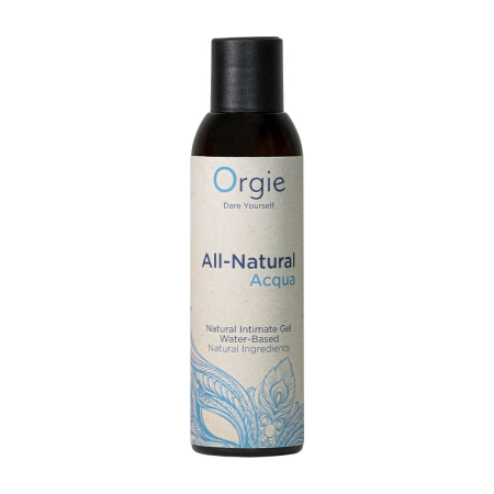 Лубрикант на водній основі Orgie All Natural Acqua, 150 мл, нелипкий, гладенький, натуральний склад 