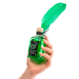 Набір для масажу Orgie – Sexy Therapy Apple (100 мл), їстівна розігрівальна олія + пір’їнка - - фото №2