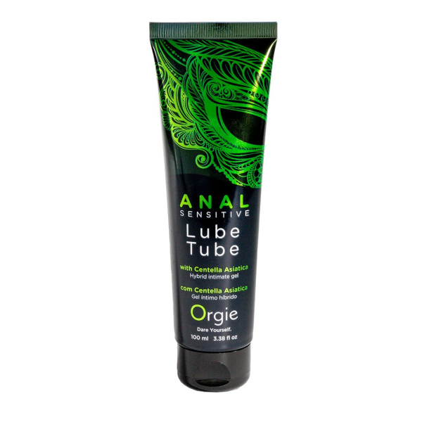 Анальна змазка Orgie Lube Tube Anal Sensitive, 100 мл, водна основа, імітація силікону - фото
