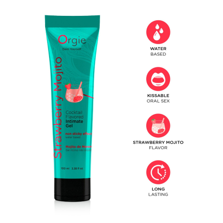 Лубрикант на водній основі Orgie Lube Tube Strawberry Mojito, 100 мл №3