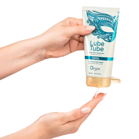 Лубрикант на водній основі Orgie Lube Tube Cool, 150 мл, з охолоджувальним ефектом, без запаху - фото №2
