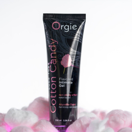 Лубрикант на водній основі Orgie Lube Tube Cotton Candy, 100 мл, зі смаком та ароматом солодкої вати - - фото №4