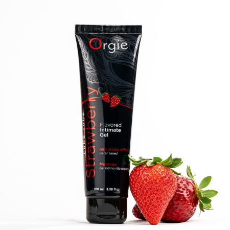 Лубрикант на водній основі Orgie Lube Tube Strawberry, 100 мл, зі смаком та ароматом полуниці - фото №4
