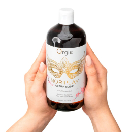 Гель для NURU-масажу Orgie – Noriplay Ultra Slide (500 мл), екстракт морських водоростей, простирадло - - фото №2