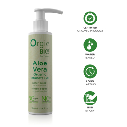 Лубрикант на водній основі Orgie – Bio Aloe Vera Intimate Gel (100 мл), екстракт алое вера - №3