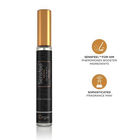 Чоловічі парфуми з феромонами Orgie – Sensfeel for Man Travel Size (10 мл), цитрусово-деревний аромат - фото №3