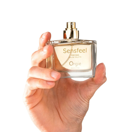 Чоловічі парфуми з феромонами Orgie – Sensfeel for Man (50 мл), цитрусово-деревний аромат №2