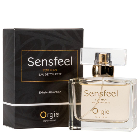 Чоловічі парфуми з феромонами Orgie – Sensfeel for Man (50 мл), цитрусово-деревний аромат 