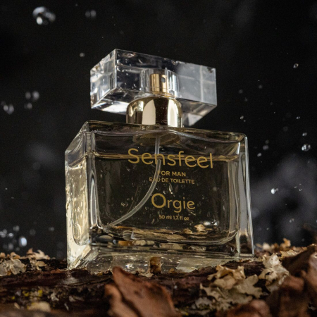 Чоловічі парфуми з феромонами Orgie – Sensfeel for Man (50 мл), цитрусово-деревний аромат №4