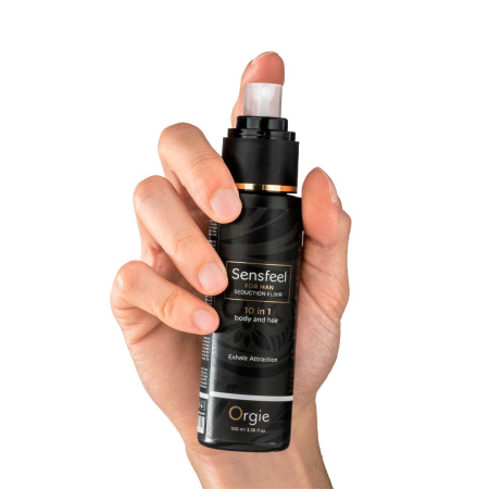 Лосьйон з феромонами для тіла та волосся Orgie – Sensfeel Seduction Elixir 10 in 1 for Man (100 мл) №2