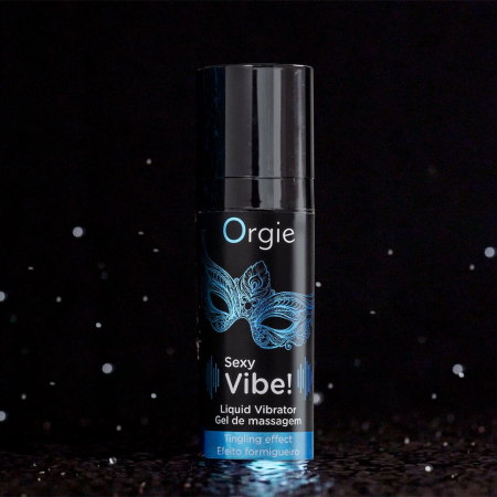 Рідкий вібратор Orgie Sexy Vibe! Liquid Vibrator, 15 мл, з ефектом мурашок - фото №4