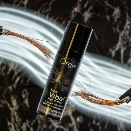 Рідкий вібратор Orgie Sexy Vibe! High Voltage, 15 мл, ефект мурашок + дуже потужна вібрація - фото №4