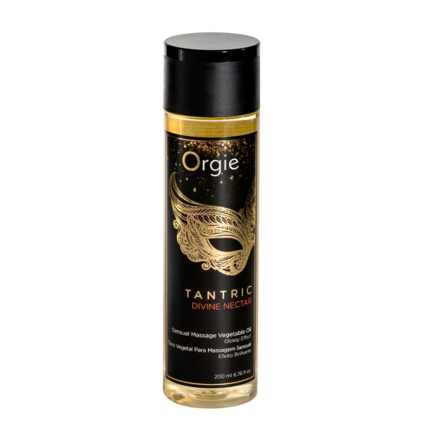 Масажна олія Orgie – Tantric Divine Nectar (200 мл), для тантричного масажу, зволоження 