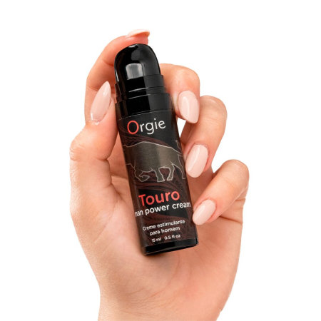 Крем для посилення ерекції Orgie Touro Power Cream, 15 мл, з таурином, гінкго та коренем женьшеню №2