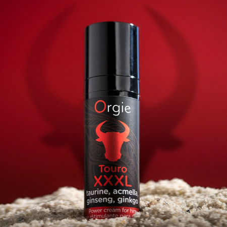Крем для посилення ерекції Orgie Touro XXXL Power Cream, 15 мл, з ефектом вібрації №4