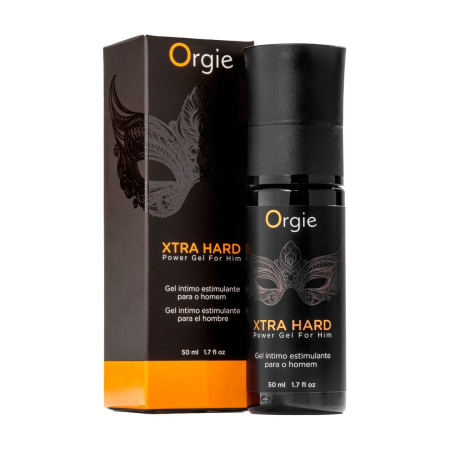 Гель для стимуляції члена Orgie Xtra Hard Power Gel For Him, 50 мл, розігріває, посилює ерекцію 