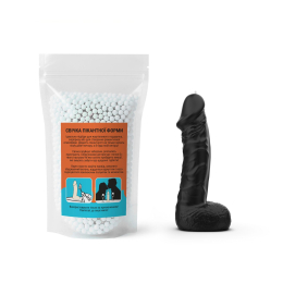 Свічка у вигляді члена Чистий Кайф MEDIUM Black - №4