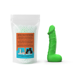 Свічка у вигляді члена Чистий Кайф MEDIUM Green - - фото №4