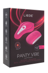 Вібратор у трусики Liebe Panty Vibe Recargable Cerise, нагрів до 39 °C, пульт, трусики в комплекті - фото №5