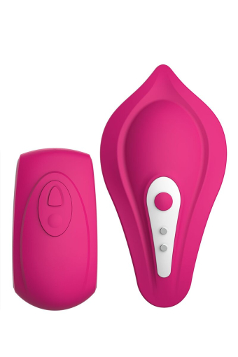 Вібратор у трусики Liebe Panty Vibe Recargable Cerise, нагрів до 39 °C, пульт, трусики в комплекті №2