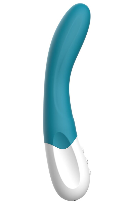 Вібратор точки G Liebe Bend It Rechargeable Ocean Blue, 10 режимів, дуже потужний, гнучкий стовбур - фото