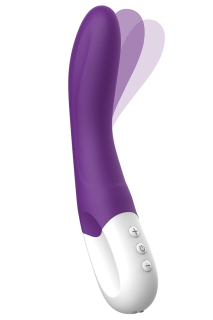Вібратор точки G Liebe Bend It Rechargeable Purple, 10 режимів, дуже потужний, гнучкий стовбур - - фото №2