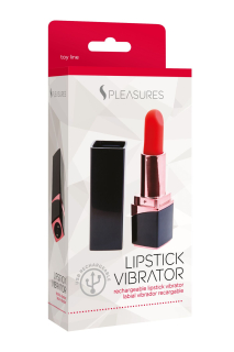 Вібратор-помада S Pleasures Lipstick Vibrator, дуже реалістичний, 10 режимів - - фото №4