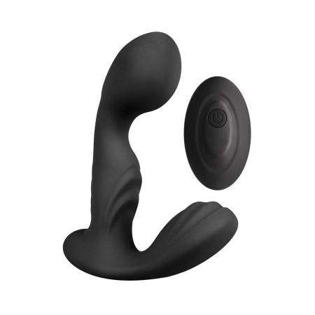 Вібромасажер простати S Pleasures Premium FUZZY, чорний, з рельєфом, 10 режимів вібрації - фото №6