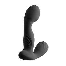 Вібромасажер простати S Pleasures Premium FUZZY, чорний, з рельєфом, 10 режимів вібрації, нагрів - - фото №2