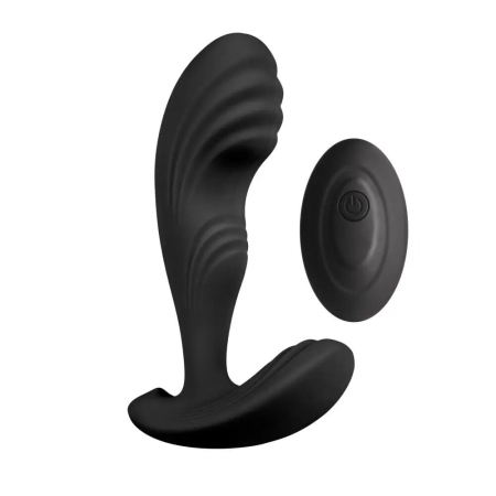 Вібромасажер простати S Pleasures Premium Cozy, чорний, з рельєфною головкою, 10 режимів - фото №6