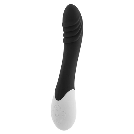 Вібратор S Pleasures Premium Phoenix, для точки G, чорний, водостійкий, 16 видів вібрації, нагрів - фото