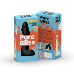 Свічка у вигляді члена Pure Bliss MINI Black 15 см - - фото №7