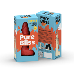 Свічка у вигляді члена Pure Bliss BIG Red 18 см - - фото №7