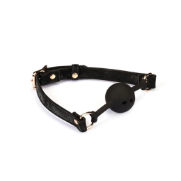 Кляп Liebe Seele Boudoir Amor Ball Gag Black - - фото №3