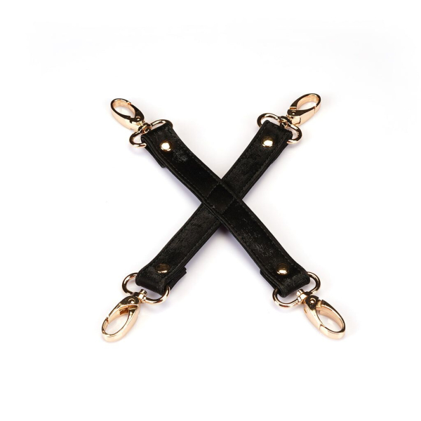 Хрестовина для фіксації Liebe Seele Boudoir Amor Pink Hogtie Black - фото