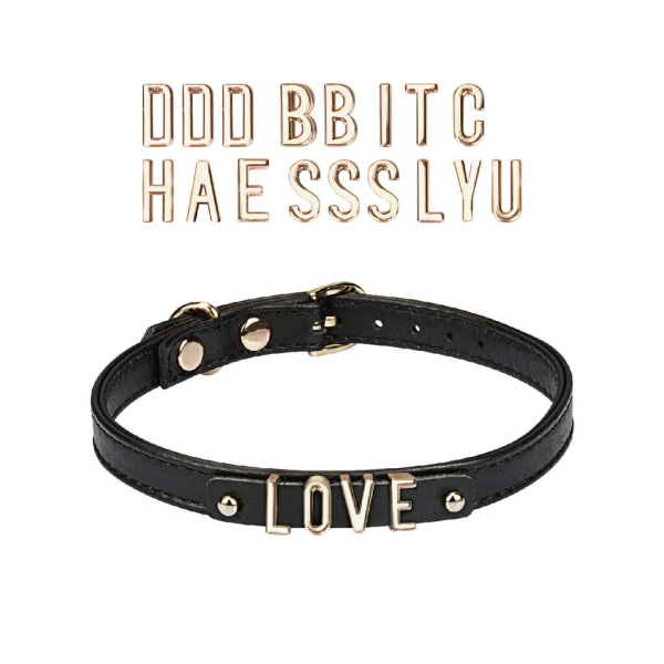 Чокер Liebe Seele DIY Choker with 21 Removable Letters 