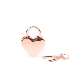 Замочок Liebe Seele Heart Shape Padlock Rose Gold (2 шт) - - фото №2
