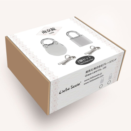 Замочок Liebe Seele Frog Shape Padlock Silver (2 шт) №2