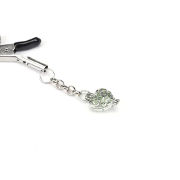 Затискачі для сосків Liebe Seele Glow-in-dark Nipple Clamps Green - - фото №2