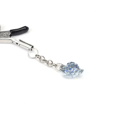 Затискачі для сосків Liebe Seele Glow-in-dark Nipple Clamps Blue - - фото №2