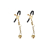 Затискачі для сосків Liebe Seele Hollow Heart Nipple Clamps Gold Затискачі для сосків Liebe Seele Hollow Heart Nipple Clamps Gold - фото