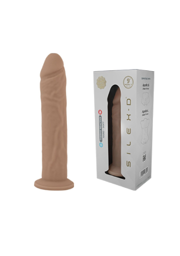Фалоімітатор SilexD Oscar Flesh (MODEL 2 size 9in) Liquid Silicone підходить для Apollo - фото №8
