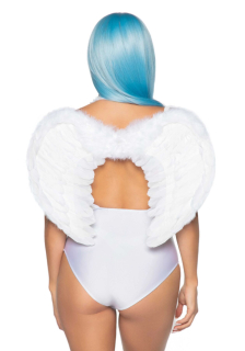 Крила ангела Leg Avenue Marabou Feather Angel Wings, справжнє пір'я - №8