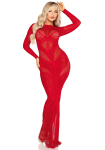 Сукня Leg Avenue Lace and Net Bodycon Gown One Size, Red Сукня Leg Avenue Lace and Net Bodycon Gown One Size, Red - фото №2