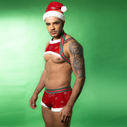 Новорічний чоловічий еротичний костюм JSY 9133 One Size - - фото №4