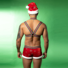 Новорічний чоловічий еротичний костюм JSY 9133 One Size - - фото №5